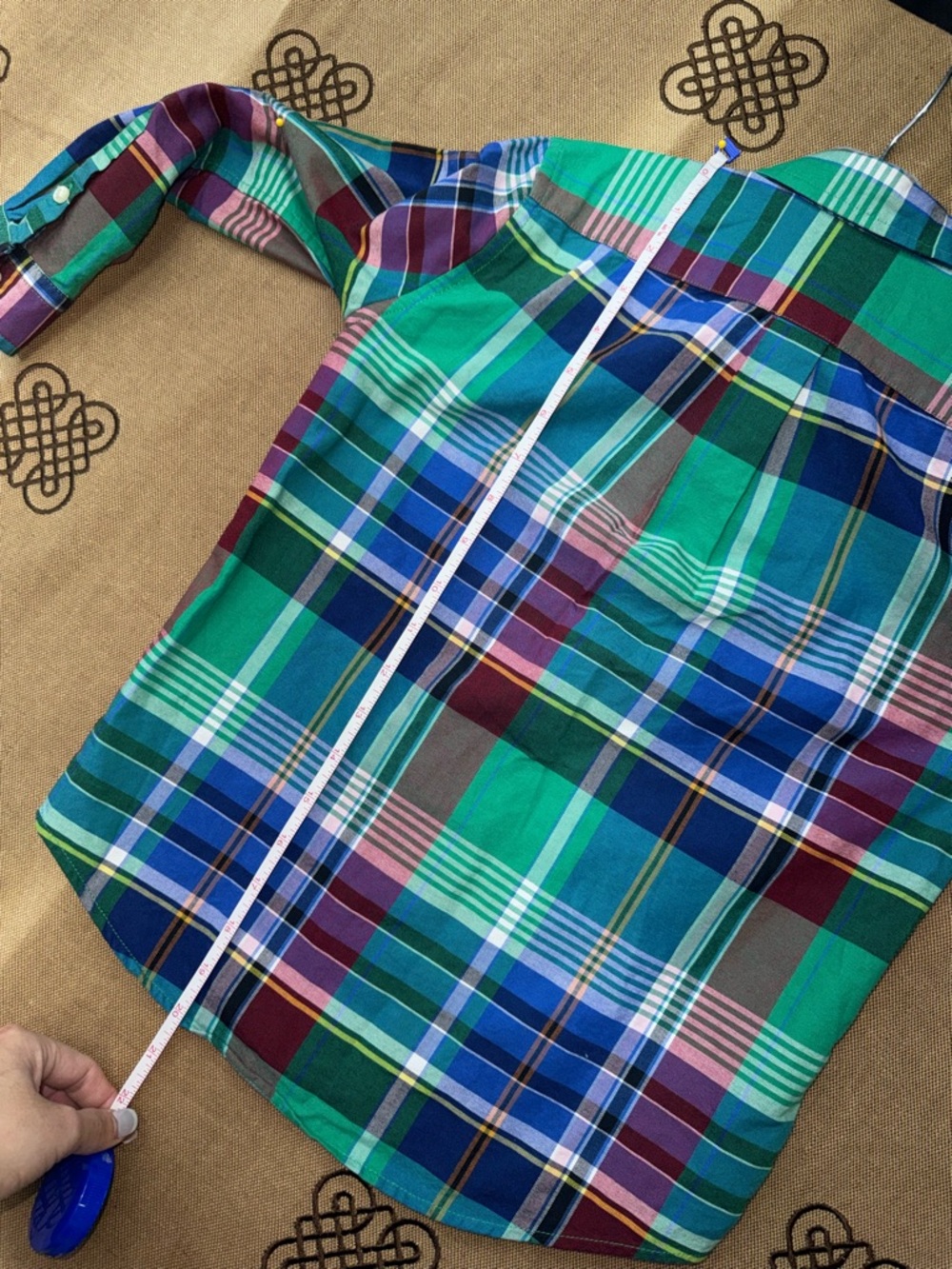 Polo by Ralph Lauren boys Plaid Cotton Oxford Shirt size 7 - Picture 12 of 12